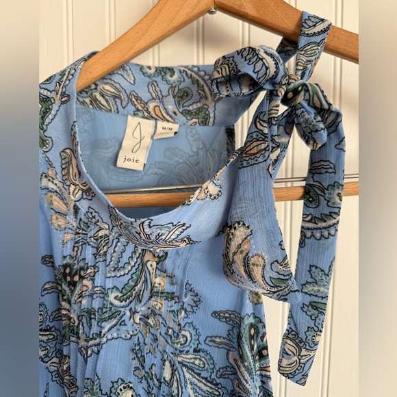 Joie Medium Top Light Blue Paisley - Picture 3 of 6